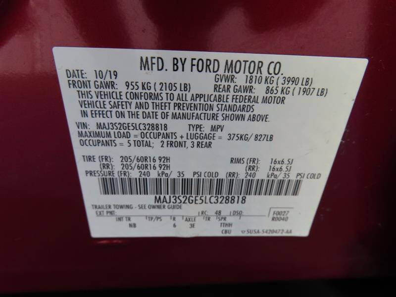 2020 Ford EcoSport SE