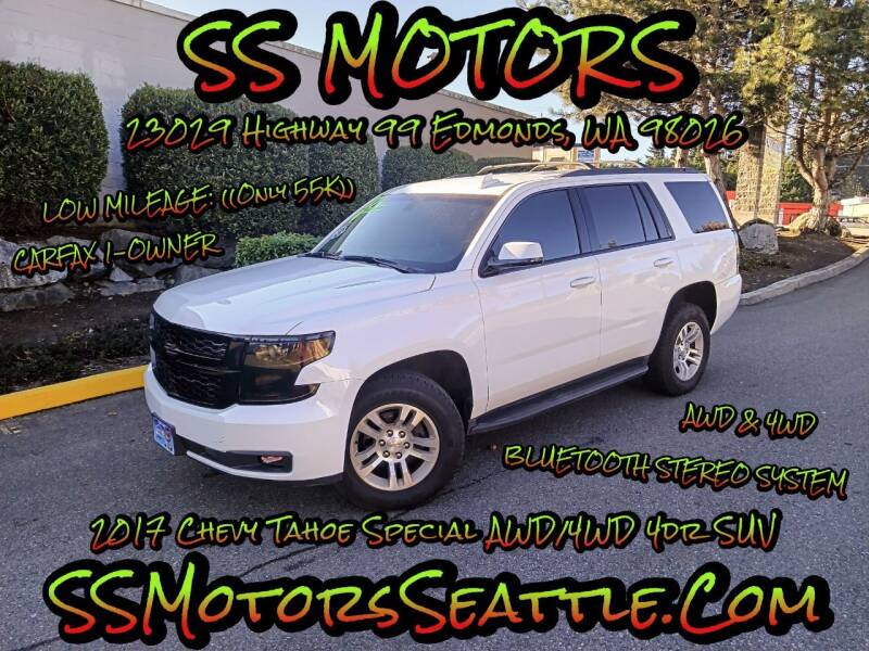 2017 Chevrolet Tahoe for sale at SS MOTORS LLC in Edmonds WA