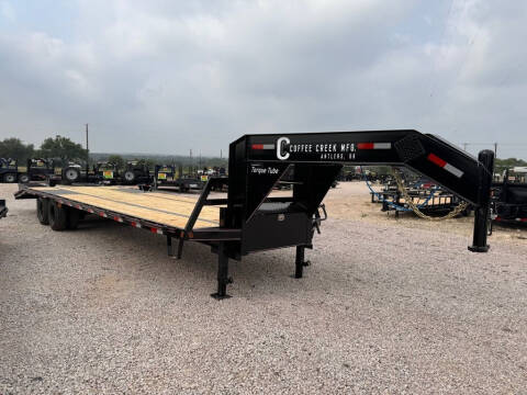 2024 COFFEE CREEK - Flatbed Gooseneck Trailer- D for sale at LJD Sales in Lampasas TX