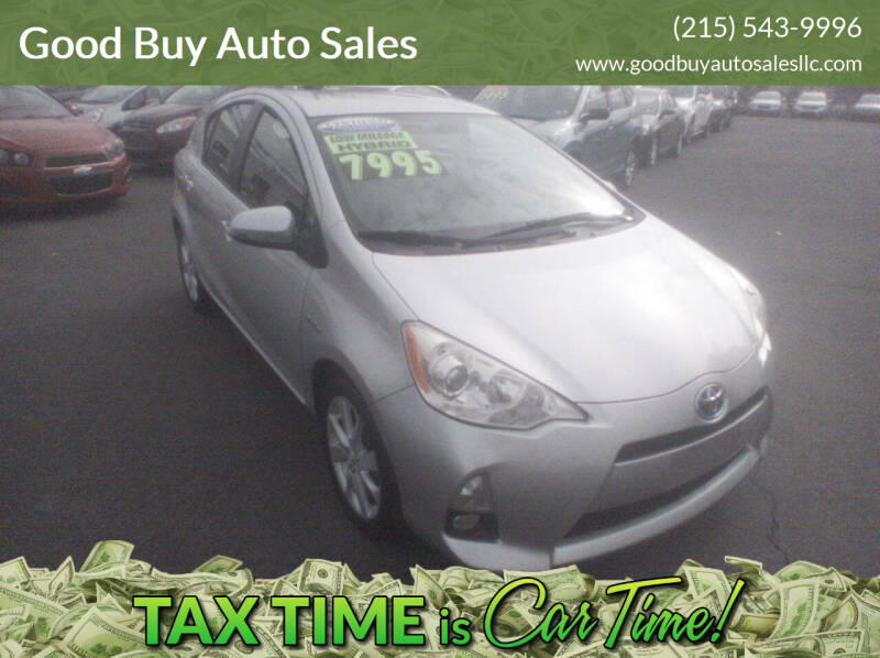 2012 Toyota Prius c for sale at Good Buy Auto Sales in Philadelphia PA