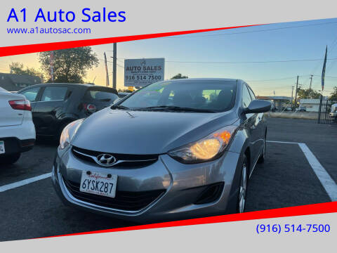 2013 Hyundai Elantra for sale at A1 Auto Sales in Sacramento CA