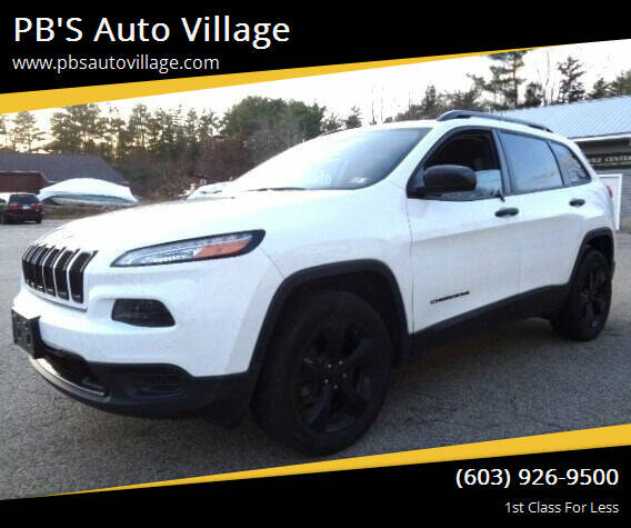 2017 Jeep Cherokee for sale at PB'S Auto Village in Hampton Falls NH