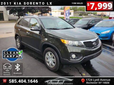 2011 Kia Sorento for sale at Daskal Auto LLC in Rochester NY