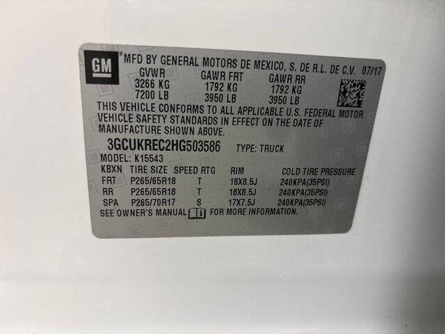 2017 Chevrolet Silverado 1500