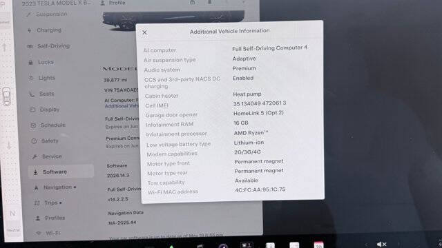 2023 Tesla Model X Standard Range