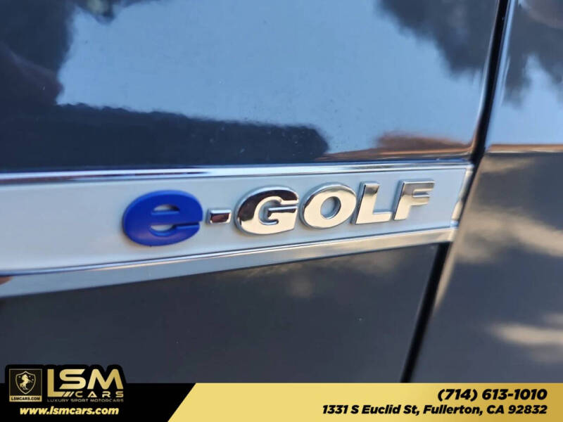 2016 Volkswagen e-Golf SE