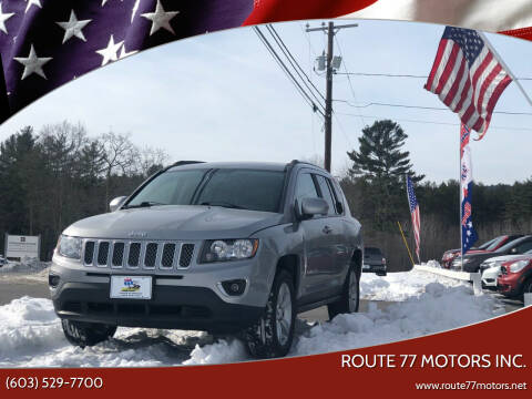 2015 Jeep Compass for sale at Route 77 Motors Inc. in Weare NH