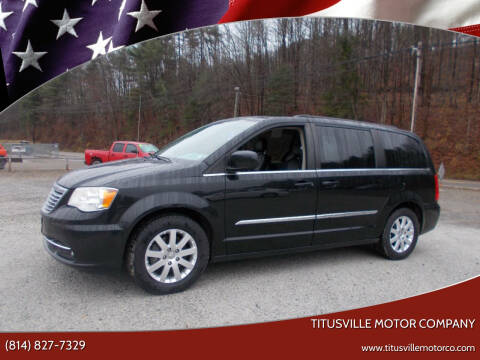 2013 Chrysler Town and Country for sale at Titusville Motor Company in Titusville PA