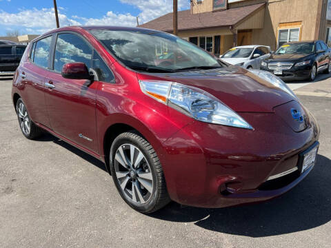 2017 Nissan LEAF for sale at BERKENKOTTER MOTORS in Brighton CO