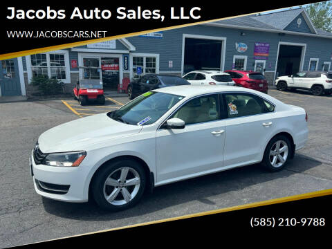 2013 Volkswagen Passat for sale at Jacobs Auto Sales, LLC in Spencerport NY