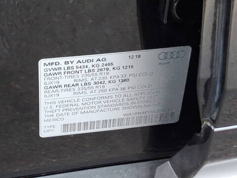 2019 Audi Q5 quattro Premium Plus 45 TFSI