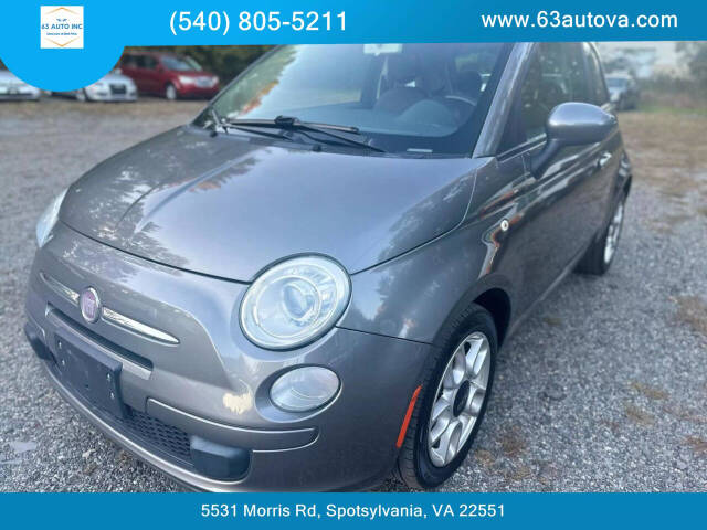 2012 FIAT 500 for sale at 63 Auto Inc in Spotsylvania, VA