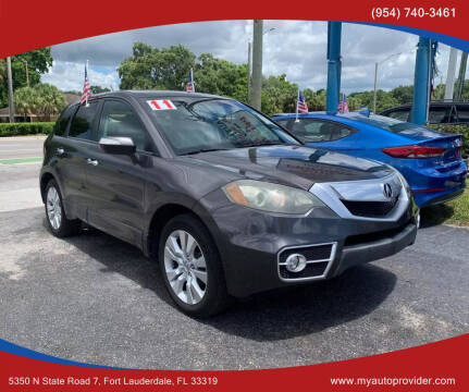 2011 Acura RDX for sale at AUTO PROVIDER in Fort Lauderdale FL