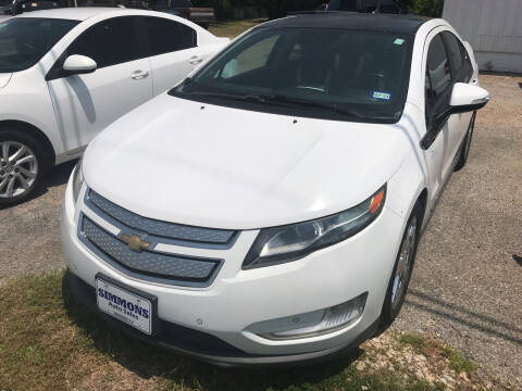 2012 Chevrolet Volt for sale at Simmons Auto Sales in Denison TX