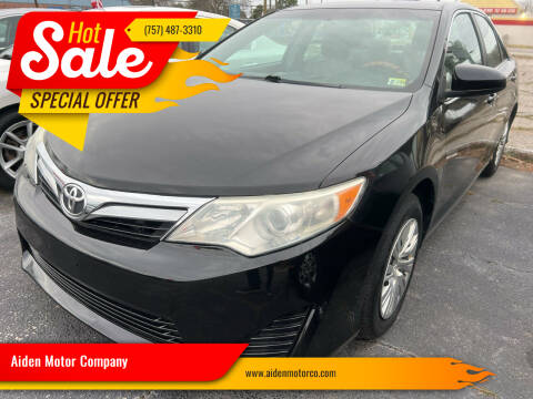 2014 Toyota Camry for sale at Aiden Motor Company in Portsmouth VA
