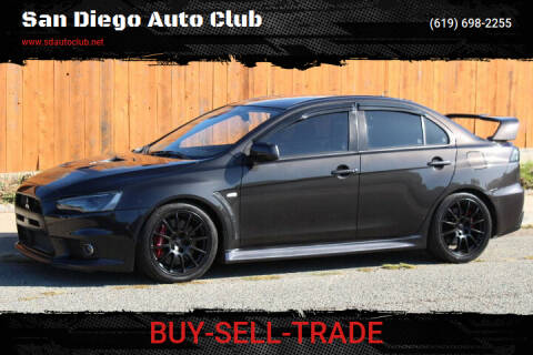 2013 Mitsubishi Lancer Evolution for sale at San Diego Auto Club in Spring Valley CA