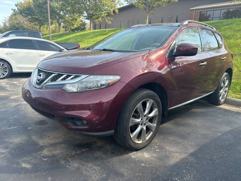 Used 2012 Nissan Murano LE with VIN JN8AZ1MW6CW230663 for sale in Maysville, KY