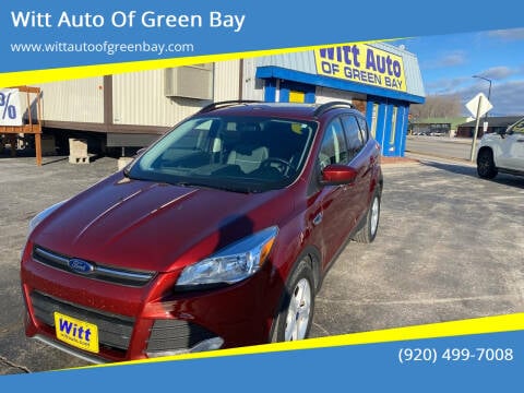 2015 Ford Escape for sale at Witt Auto Of Green Bay in Green Bay WI