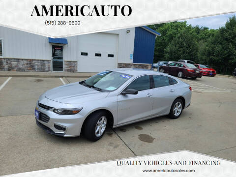 2018 Chevrolet Malibu for sale at AmericAuto in Des Moines IA