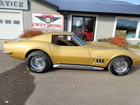 1969 Chevrolet Corvette for sale at CRUZ'N MOTORS - Classics in Spirit Lake IA