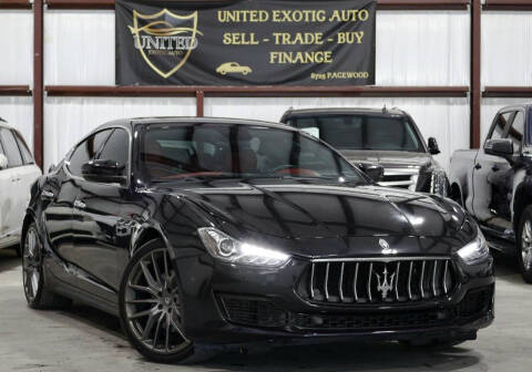 2018 Maserati Ghibli for sale at United Exotic Auto in Houston TX