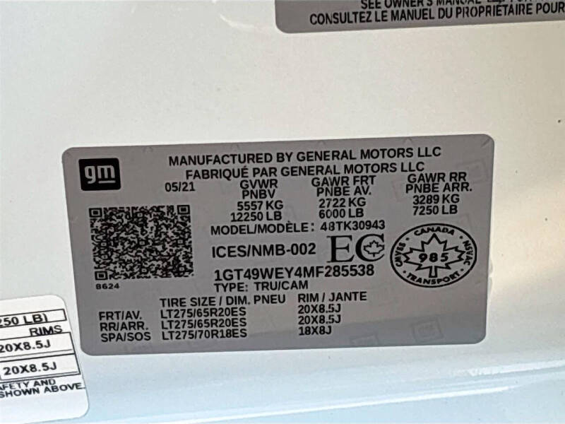 2021 GMC Sierra 3500HD