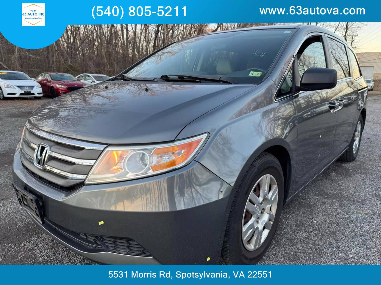 2012 Honda Odyssey for sale at 63 Auto Inc in Spotsylvania, VA