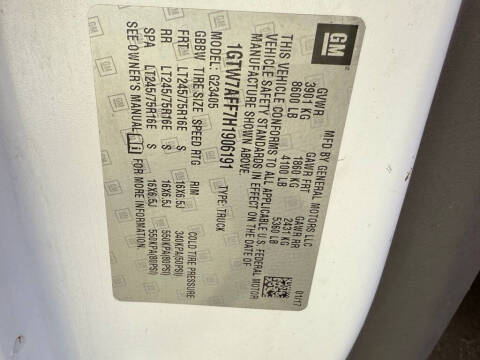 2017 GMC Savana 2500