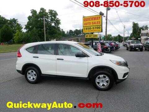 2015 Honda CR-V for sale at Quickway Auto Sales in Hackettstown NJ