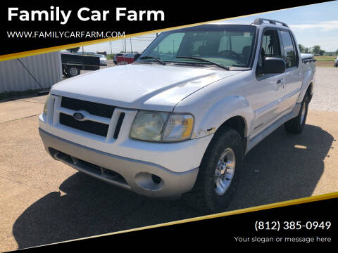 2002 Ford Explorer Sport Trac for sale at Family Car Farm in Princeton IN