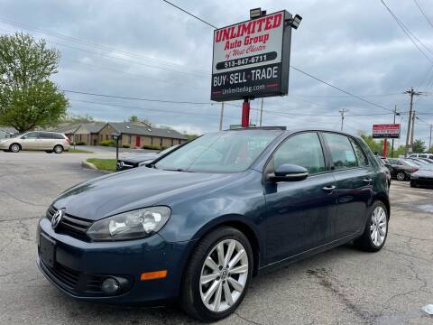 2012 Volkswagen Golf for sale at Unlimited Auto Group in West Chester OH