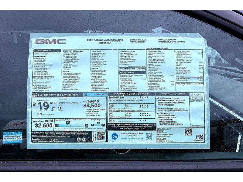 2026 GMC Canyon Elevation