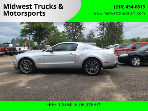 2010 Ford Mustang for sale at Midwest Trucks & Motorsports in Merrifield MN