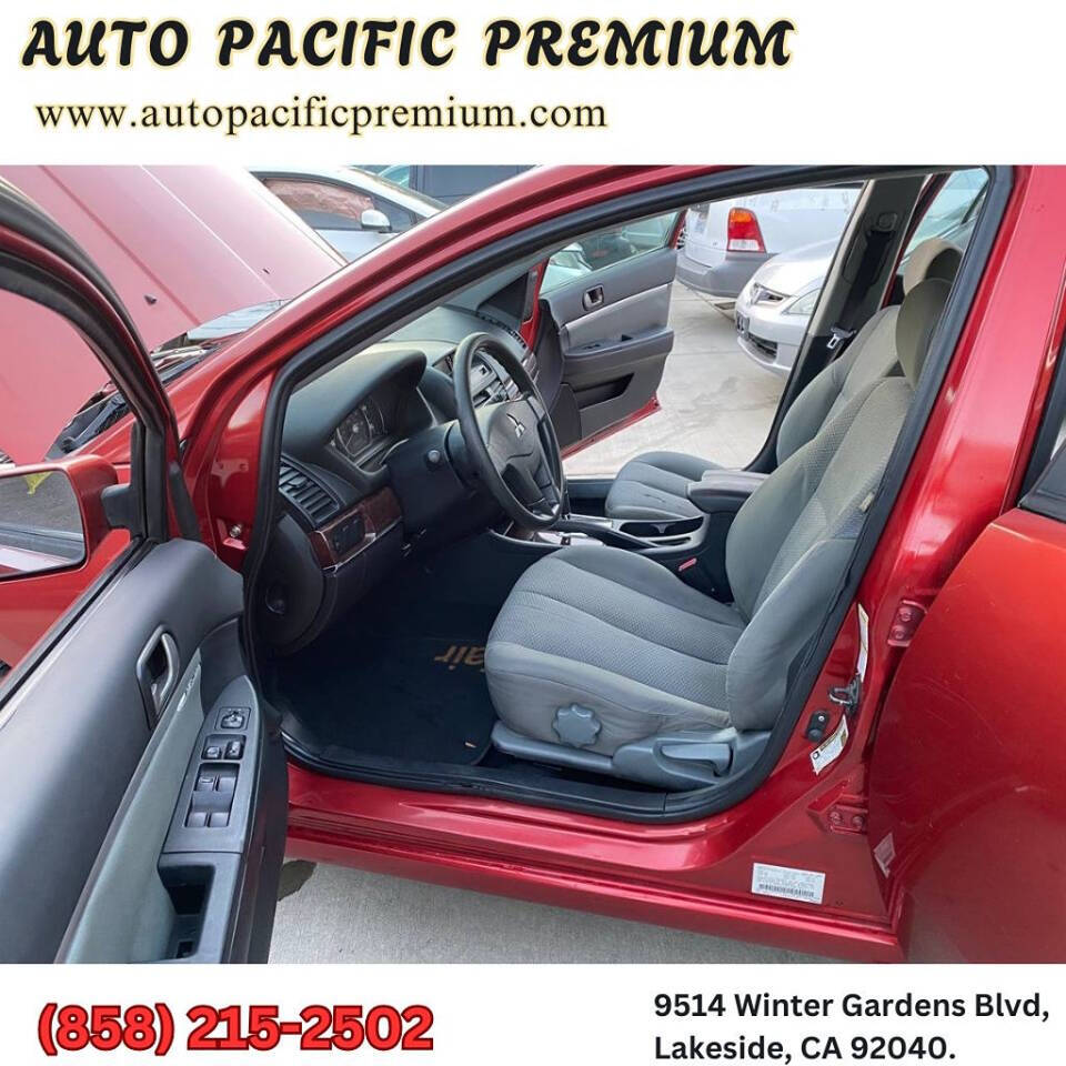 2009 Mitsubishi Galant for sale at Auto Pacific Premium in Lakeside, CA