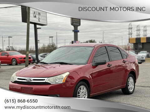 2010 Ford Focus for sale at Discount Motors Inc in Madison TN