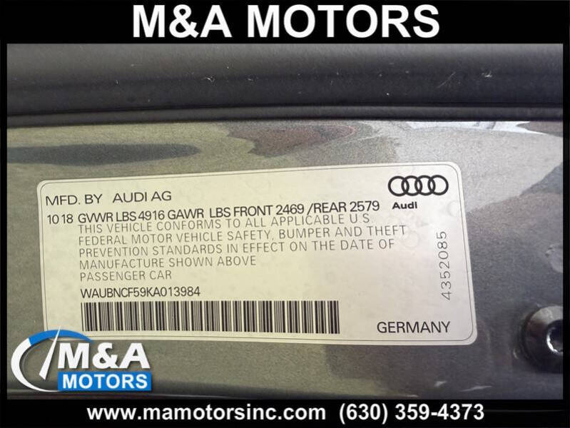 2019 Audi A5 Sportback quattro Premium Plus 45 TFSI