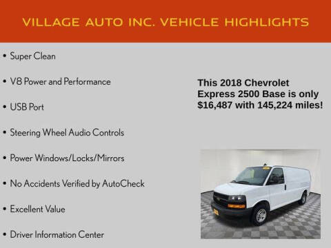 2018 Chevrolet Express 2500