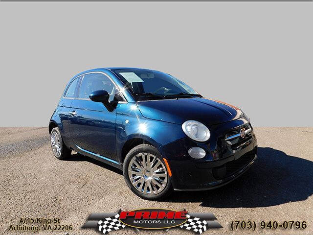 2013 FIAT 500 for sale at PRIME MOTORS LLC in Arlington VA