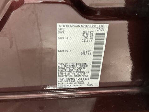 2023 Nissan Altima 2.5 SV