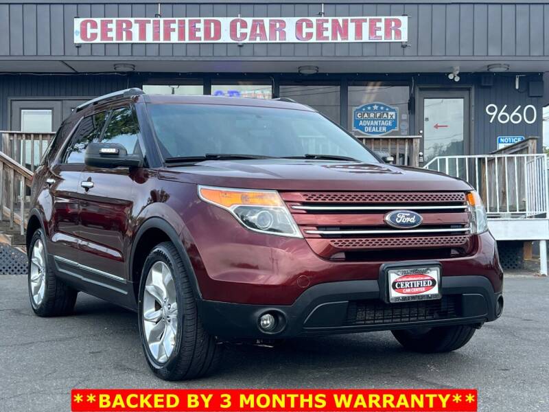 2015 Ford Explorer for sale at CERTIFIED CAR CENTER in Fairfax VA