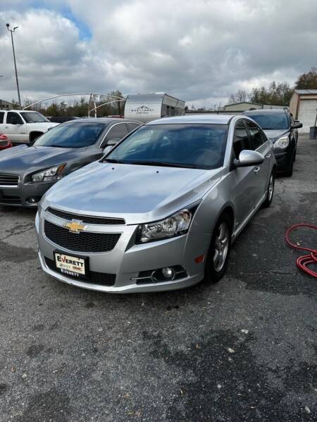 2013 Chevrolet Cruze for sale at LEE AUTO SALES in McAlester OK