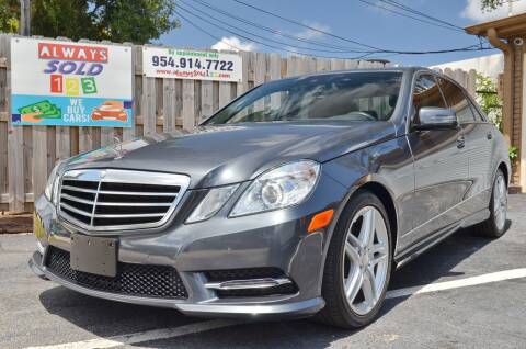 2013 Mercedes-Benz E-Class for sale at ALWAYSSOLD123 INC in Fort Lauderdale FL
