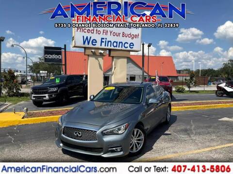2015 Infiniti Q50 for sale at American Financial Cars in Orlando FL
