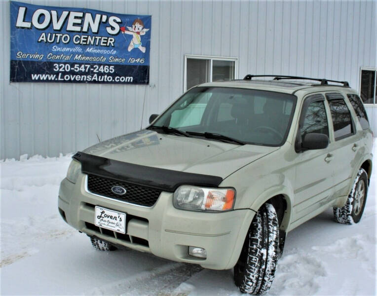 2004 Ford Escape for sale at LOVEN'S AUTO CENTER in Swanville MN