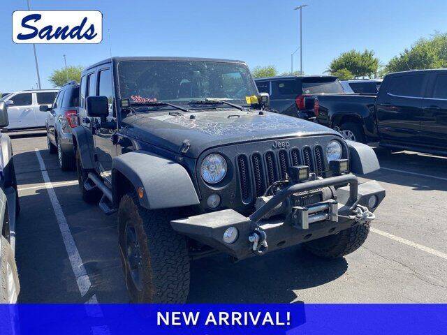 2017 Jeep Wrangler Unlimited for sale at Sands Chevrolet in Surprise AZ