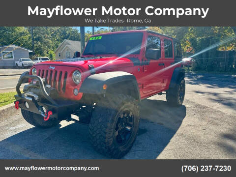 2015 Jeep Wrangler Unlimited for sale at Mayflower Motor Company in Rome GA