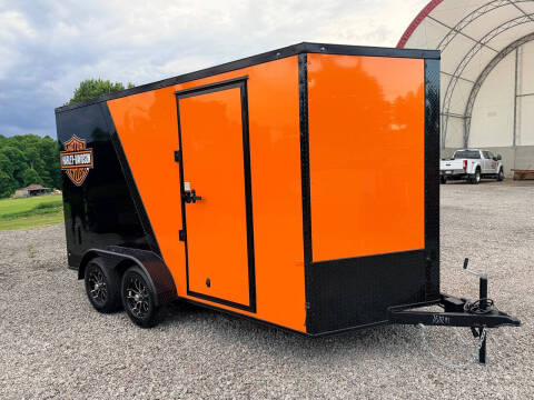 2026 Rock Solid Cargo 7x14 Harley Davidson 84" Heigh