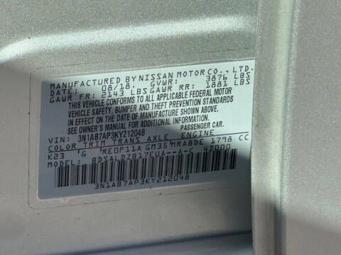 2019 Nissan Sentra SV