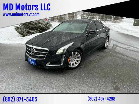 2014 Cadillac CTS for sale at MD Motors LLC in Williston VT