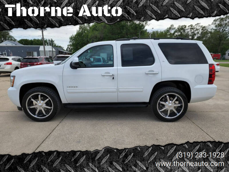 2013 Chevrolet Tahoe for sale at Thorne Auto in Evansdale IA